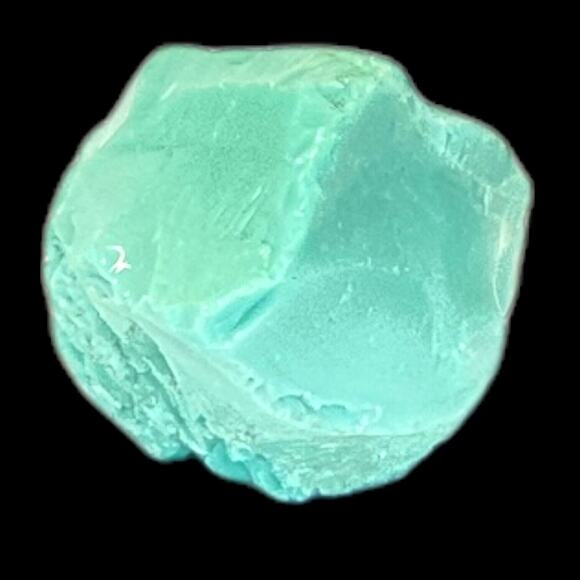 Blue Green Opaque Art Glass Cullet Slag Glass #5L17 - Picture 3 of 5